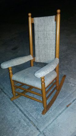 Antique traditional rocking chair