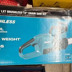 🔥🚨Makita XCU11SM1  14” Chainsaw Kit  with (1) 5.0 Battery and Charger.  