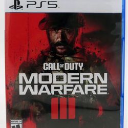 Call of Duty: Modern Warefare 3 (PlayStation 5) PS5 New Sealed
