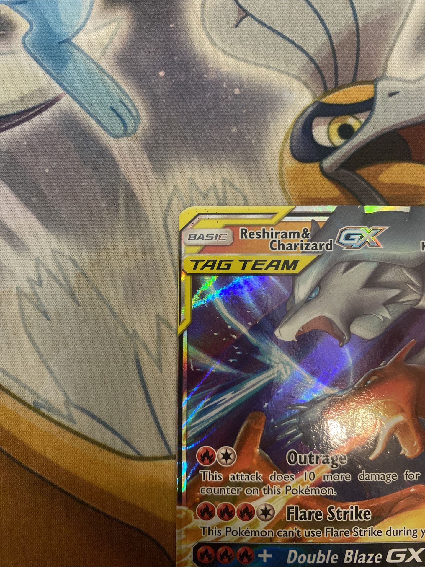 hyper rare pokemon cards tag team - Eevee & Snorlax GX - 191/181 - Up - - Team Pokemon Reshiram & Charizard Tag