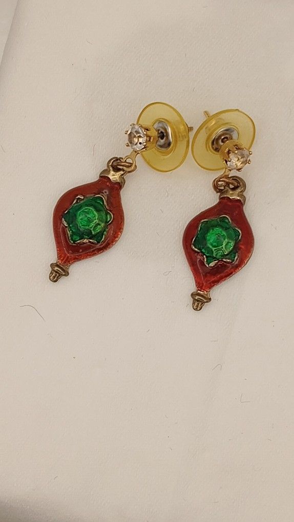 Ornament Earrings Vintage 
