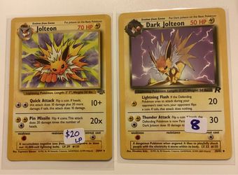 Jolteon & Dark Jolteon Pokémon Jungle/Team Rocket