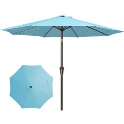 9FT Patio Umbrellas Outdoor Table Umbrella