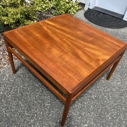 Teak Danish Mid Century Side Or Coffee Table By Centrum Mobler