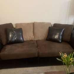 Two Couch + Entertainment Stand 