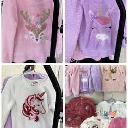 Girls Qty 10 Sweaters Lot Clothes Bundle