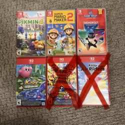 Nintendo Switch Games: Pikmin, Súper Mario Maker 2, Kirby 