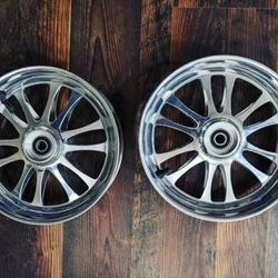 New 10x2 spindle Mounts set up for YFZ/Raptor with new 19x10 SLS smoothies for sale