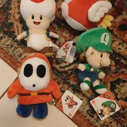 New Super Mario All-Star Collection Plushies $12 Each
