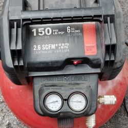 Porter Cable 6 Gallon Air Compressor 