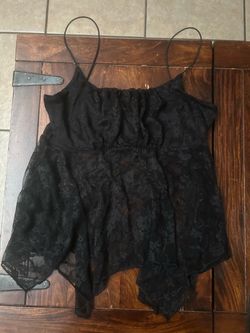 Just Polly Black Blouse