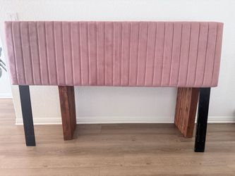 Pink headboard