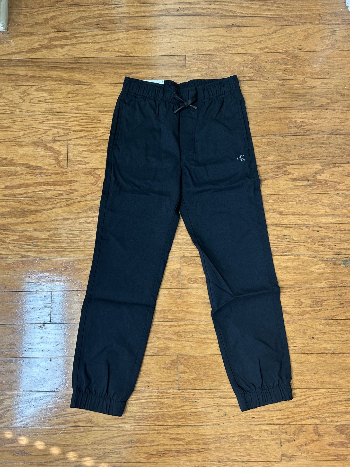 NWT Calvin Klein Jeans youth tech joggers black Size S 7/8