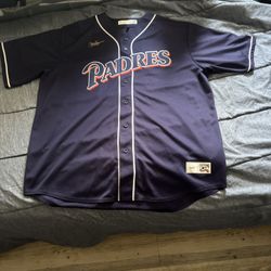Navy Blue Padres Tony Gwynn Jersey XL 