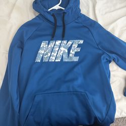Blue Nike Workout Hoodie
