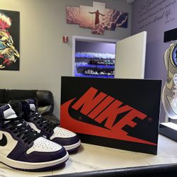 Jordan 1 Court Purple 