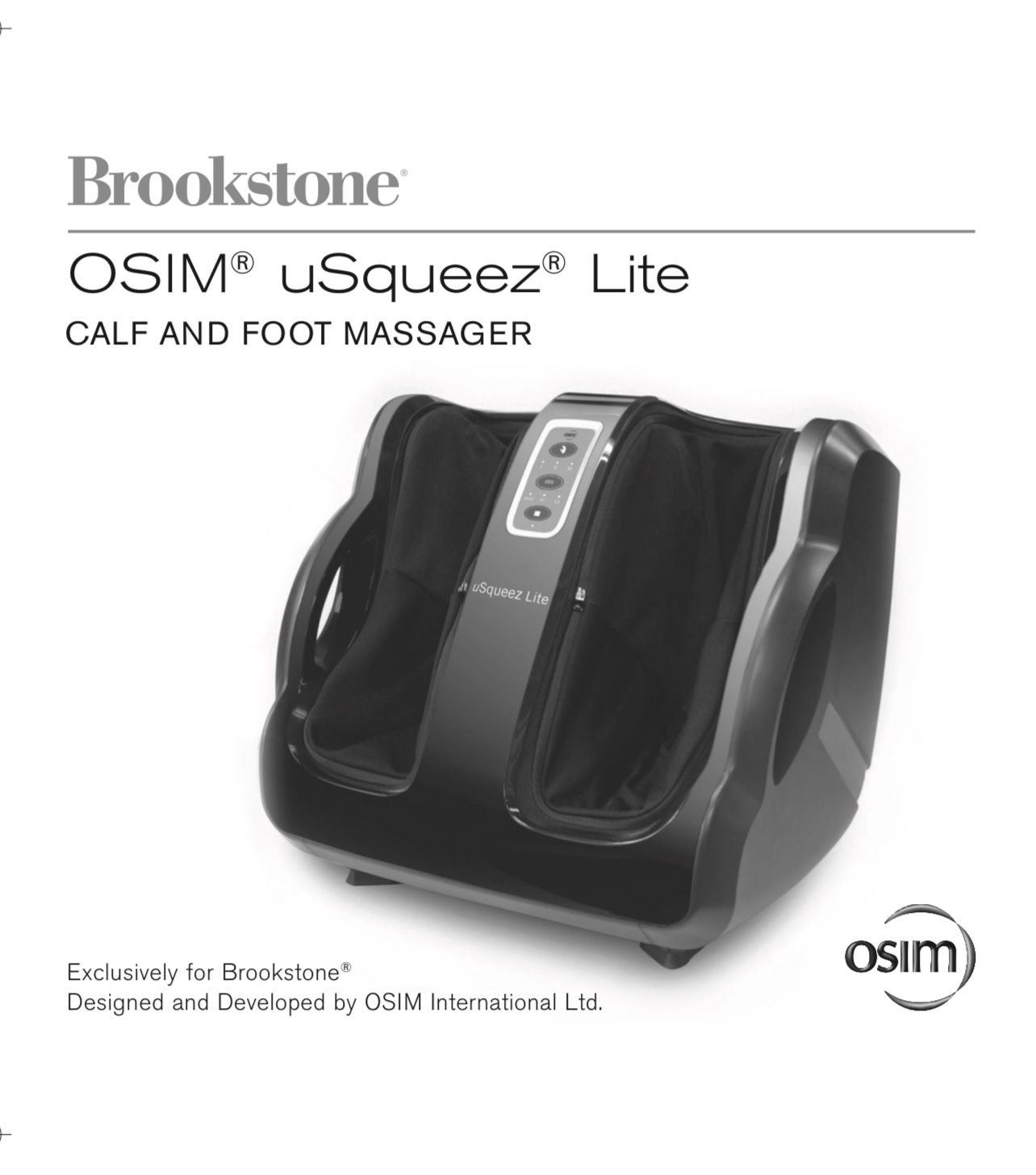 Brookstone OSIM uSqueez Lite Calf Foot Massager for Sale in Seattle WA OfferUp