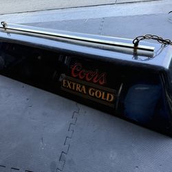 Coors Light Pool Table Light