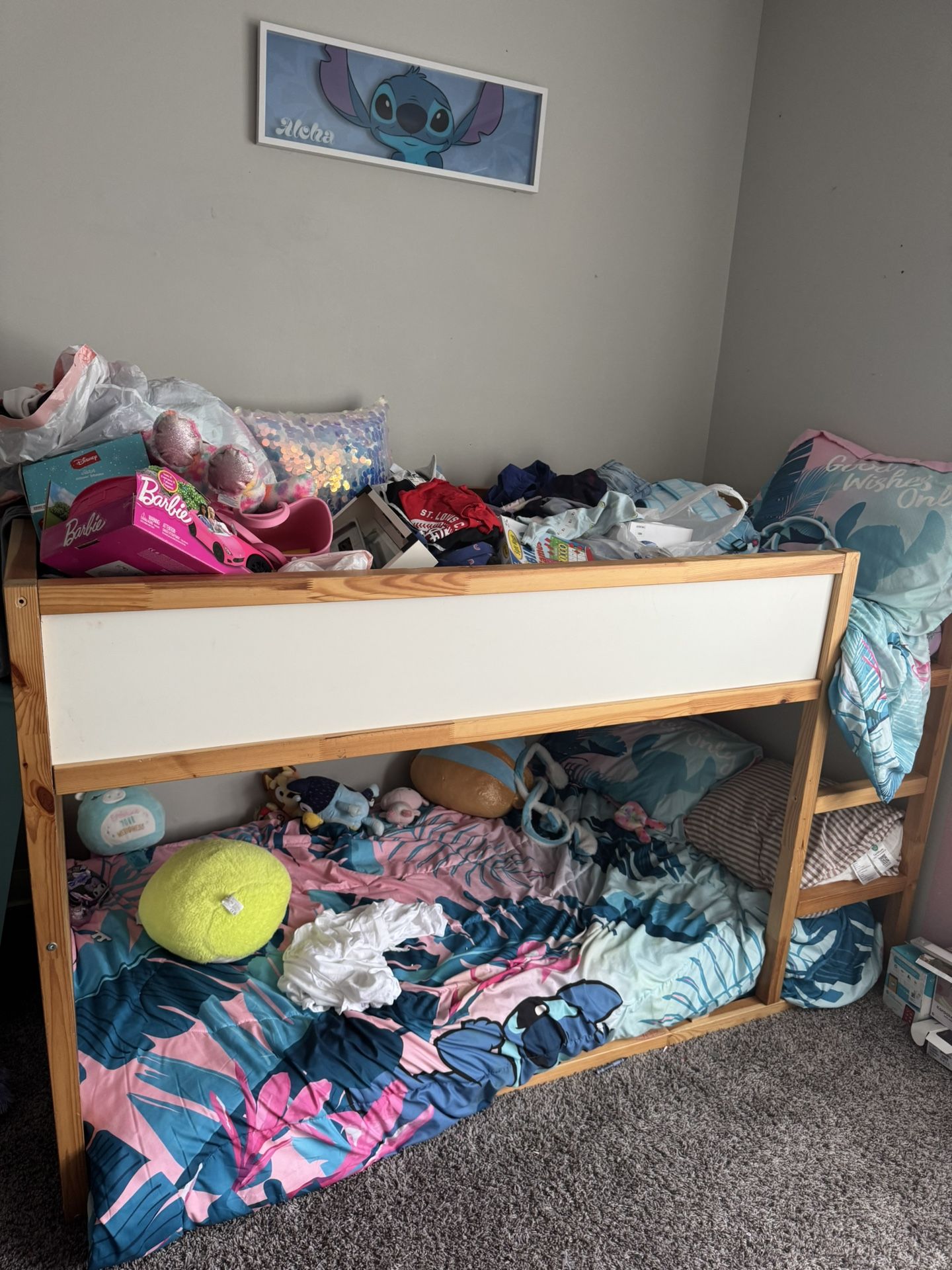 Kids Bunk Beds Plus Memory Foam Mattress