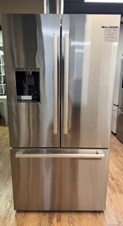Bosch 36 Inch Freestanding French Door Smart Refrigerator