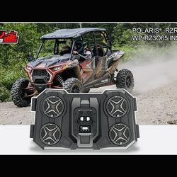 New: SSV WORKS Overhead Stereo Bluetooth W Amplifier Plug & Play For 14-UP Polaris RZR UTV  SXS  ( We Finance)