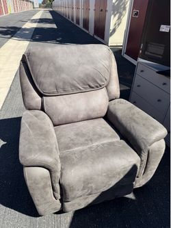 Grey Rocking Recliner