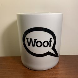 Crate & Barrel “Woof” Dog Treat Jar
