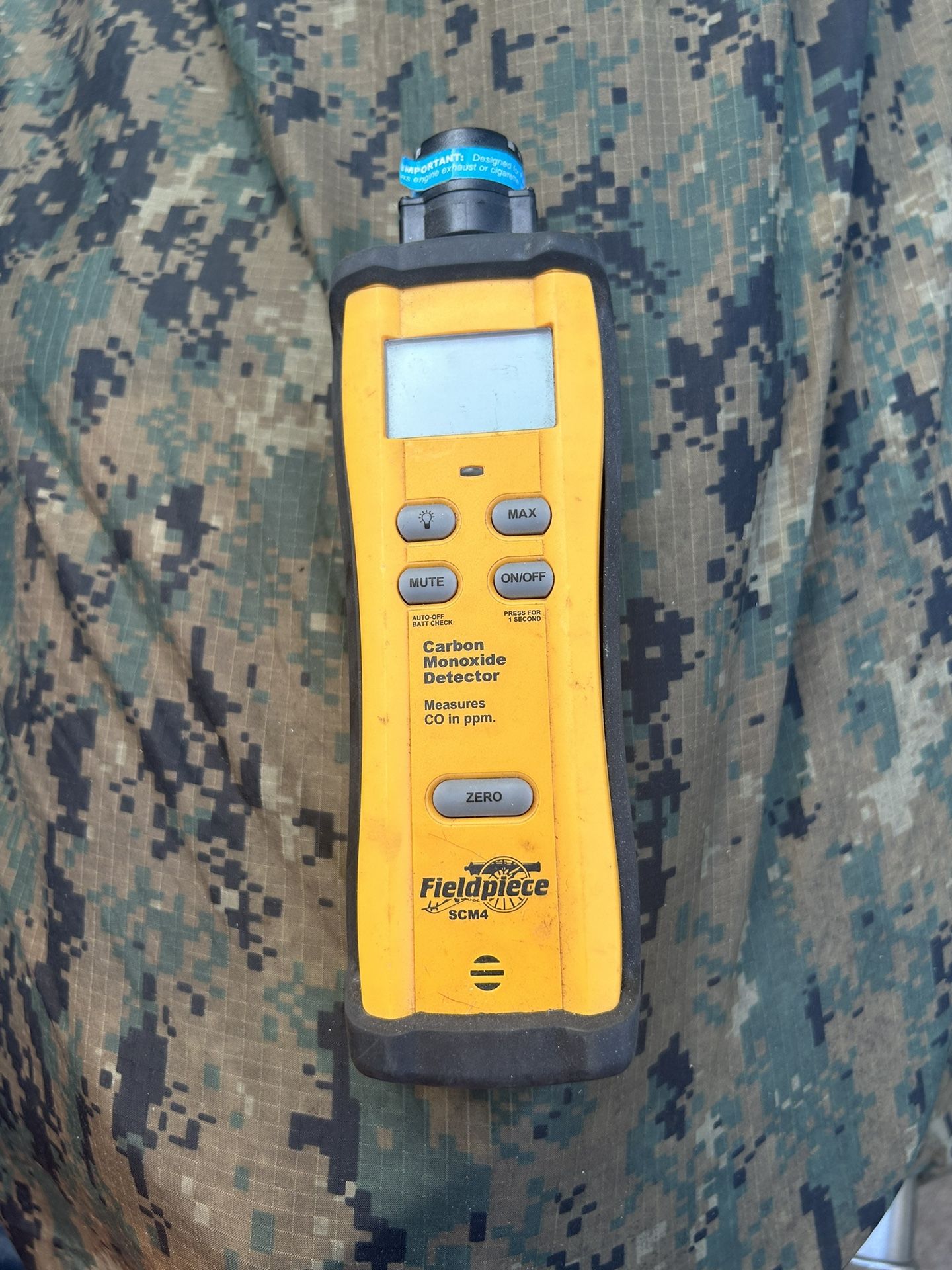 FieldPiece SCM4 Carbon Monoxide Detector