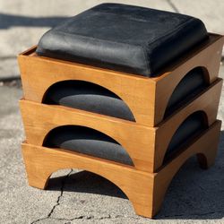 Vintage Style Stacking Stools By Levenger Foot Stools 