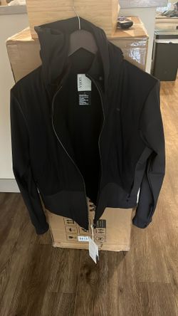 Women L Chilled Out Full Zip Washed Black With Hoodie