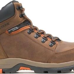 NEW SZ 10 Work Boots Wolverine Men Mid STEEL TOE Construction SAFETY Boot
