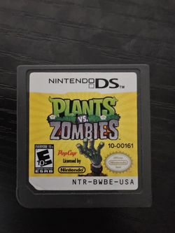 Plants Vs Zombies Nintendo DS Game