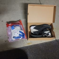 Wrestling Shoes And Headgear 