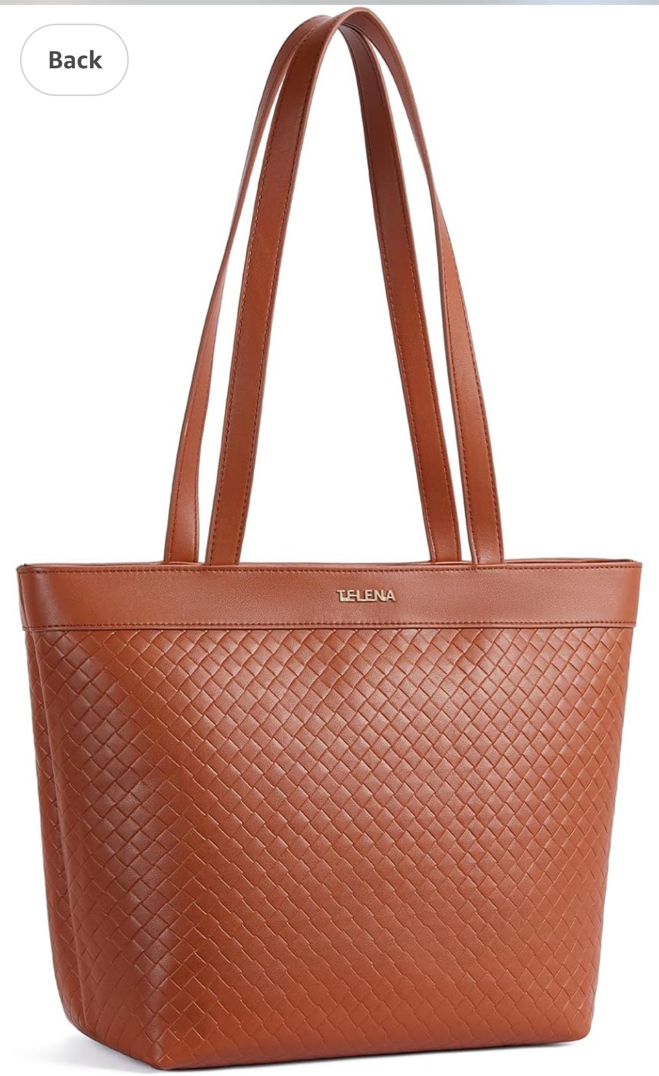 Brandnew Leather Tote Bag for Women Waterproof Woven Womens Tote Purse and Handbags for Work Travel Shopping