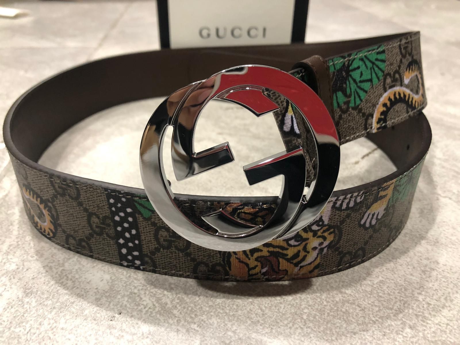 Gucci GG Supreme Floral Belt *Authentic*