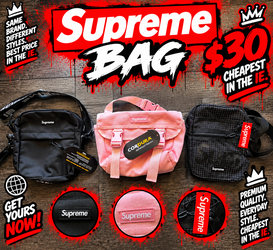 Supreme Bags (Was $40 On Sale For $30, Sale Ends On Soon)