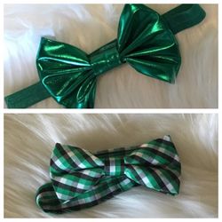Boy girl headband and bow tie set