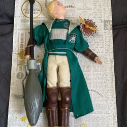 Harry Potter Draco Malfoy Quidditch Figure 10” Wizard World