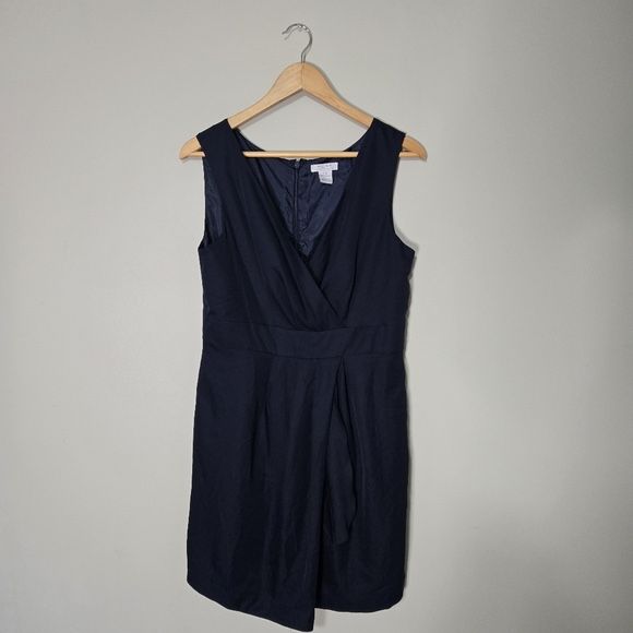 PURE ALFRED SUNG size 12 Womens navy blue dress, Great For A Wedding/summer