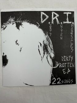 DRI Dirty Rotten Imbeciles EP Vinyl 7 22 Songs Beer City Reissue Punk #101