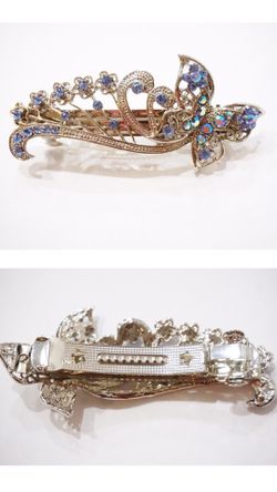 New beautiful purple wedding hair clip