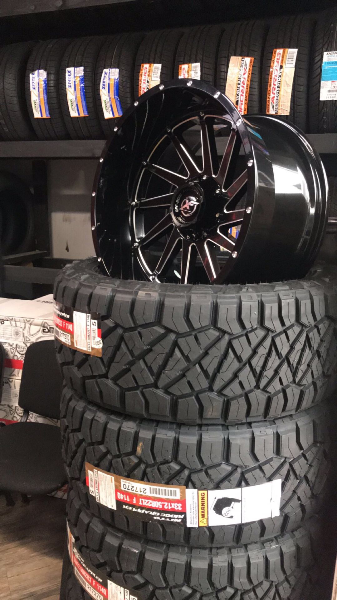 33x12.50R22 NITTO RIDGE GRAPPLER TIRES FOR SALE 🔥TIRE GUYS🔥 WE FINANCE NO CREDIT NEEDED 90 DAY PAYMENT OPTION