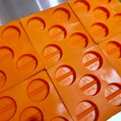 Lot of (6) rare brand new silicone prescription pill molds for soap making, shower bombs, bath bombs, chocolate making, resin crafts, and more