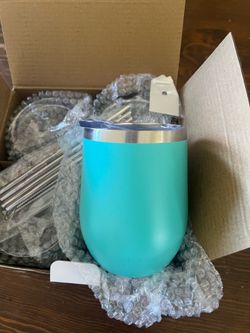 Wine Tumbler 12 oz stainless steel NEW