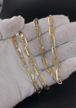 14k Two-tone gucci Link Chain Necklaces