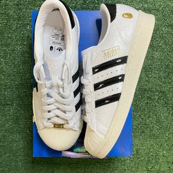 Adidas Superstar vintage white black X Bape