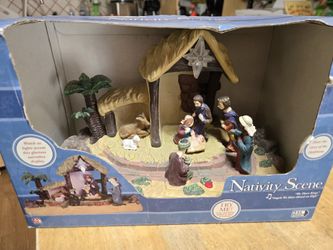 Nativity Set In Working Condition 