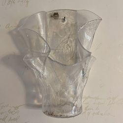 Vintage Glass Wall Vase