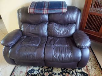 Pleather couch