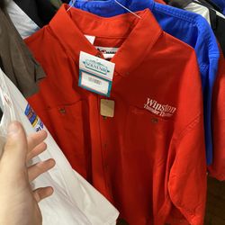 Vtg NASCAR Button Up 